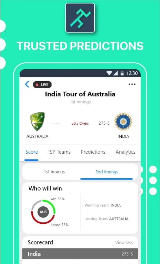 Trusted Predictions — Sports gaming & fantasy