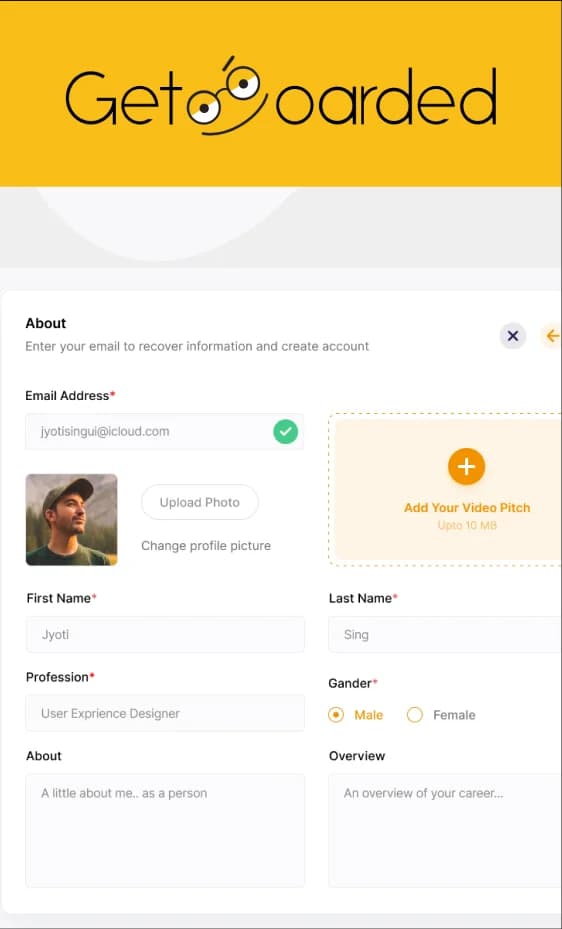 GetBoarded application